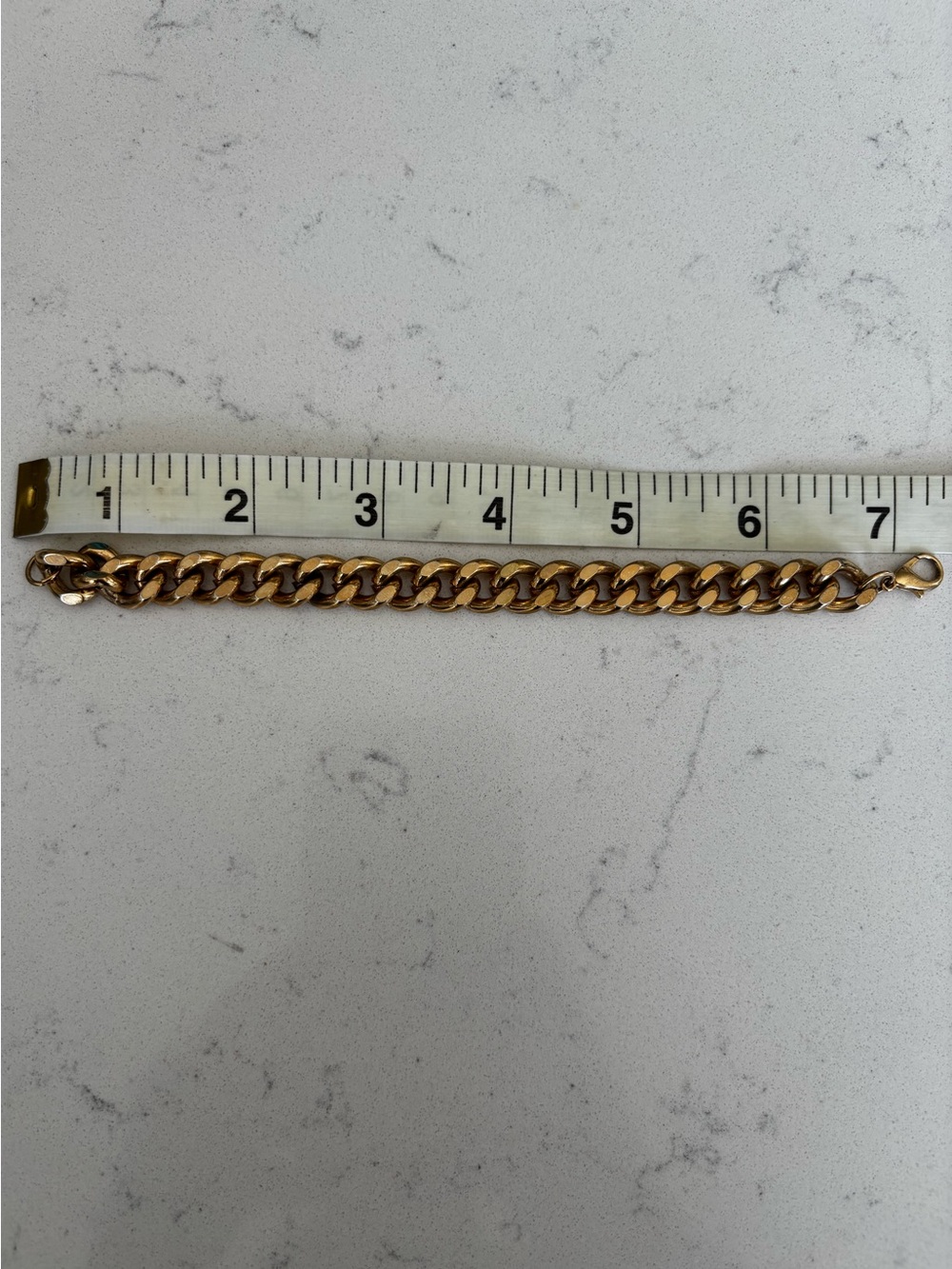 Chunky Gold Chain Bracelet - Picture 4 of 4